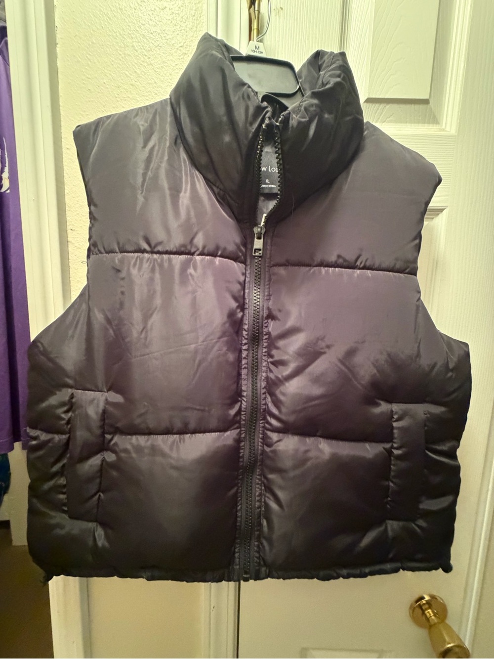 Women’s Black Puffer Vest